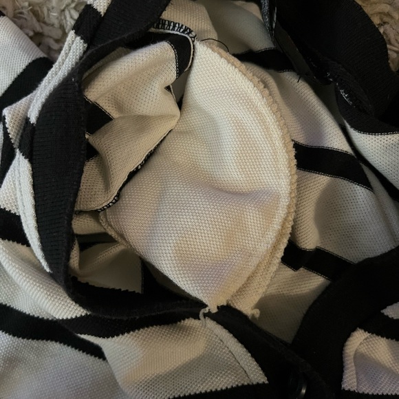 Black and white Jacque & Koko Together plus size button up shirt - Picture 7 of 8